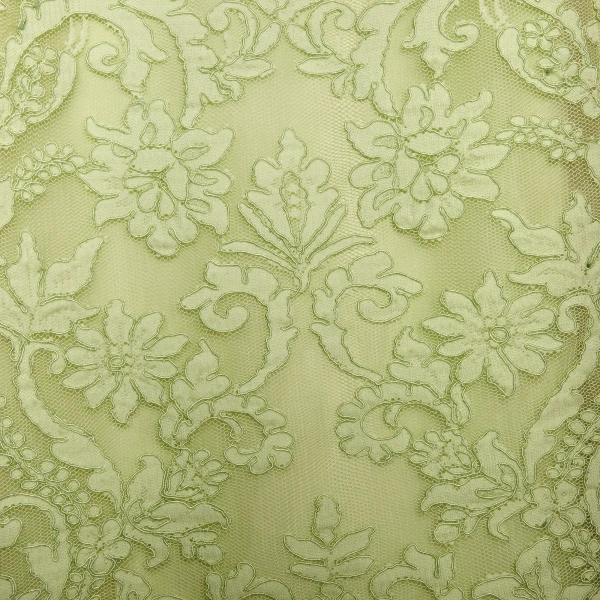 Giambattista Valli Midi Lime Embroidered Lace Dress - Giambattista Valli Dresses - Romantic Couture - Shop at Coveti