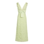 Giambattista Valli Midi Lime Embroidered Lace Dress - Giambattista Valli Dresses - Romantic Couture - Shop at Coveti