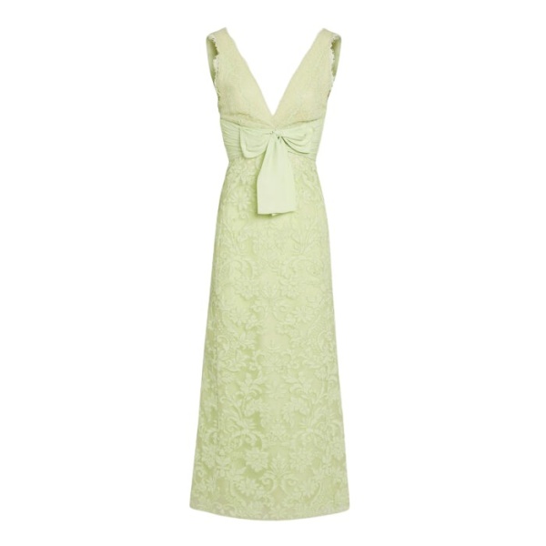 Giambattista Valli Midi Lime Embroidered Lace Dress - Giambattista Valli Dresses - Romantic Couture - Shop at Coveti