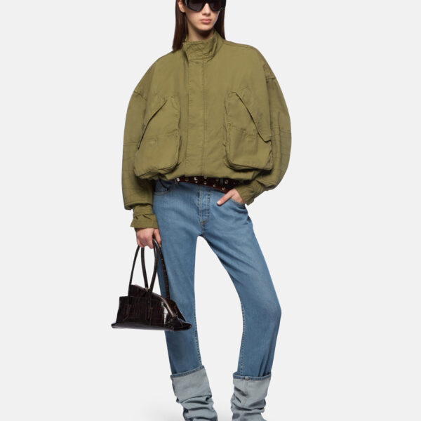 The Attico Military Green Bomber - The Attico Jackets - Designed by Gilda Ambrosio & Giorgia Tordini - Shop at Coveti