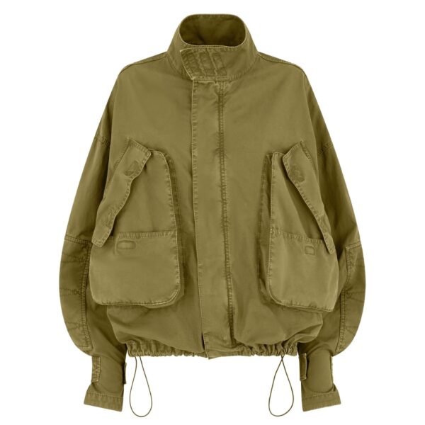 The Attico Military Green Bomber - The Attico Jackets - Designed by Gilda Ambrosio & Giorgia Tordini - Shop at Coveti