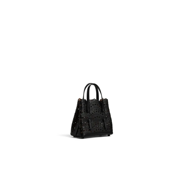 Alaïa Mina 16 Bag In Vienne Wave Calfskin - Alaia Bags - Laser Cut Luxury - Shop at Coveti