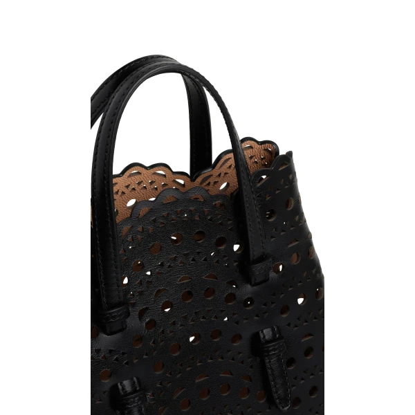 Alaïa Mina 16 Bag In Vienne Wave Calfskin - Alaia Bags - Laser Cut Luxury - Shop at Coveti
