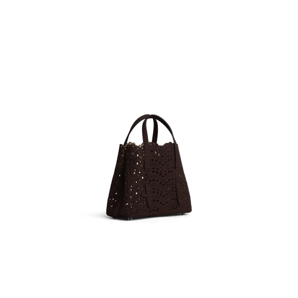 Alaïa Mina 20 In Nubuck - Alaia Bags - Laser Cut Luxury - Shop at Coveti
