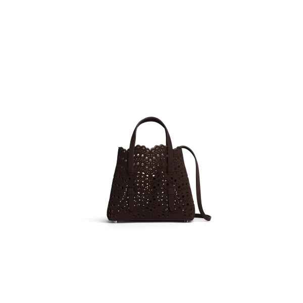 Alaïa Mina 20 In Nubuck - Alaia Bags - Laser Cut Luxury - Shop at Coveti
