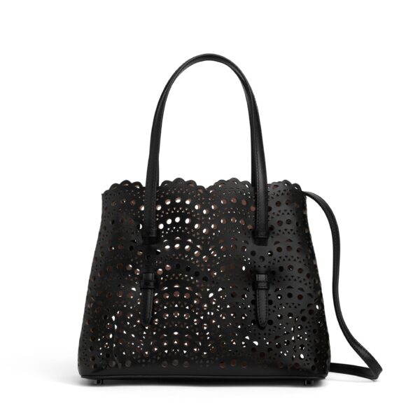 Alaia Mina 25 Bag In Vienne Wave Calfskin