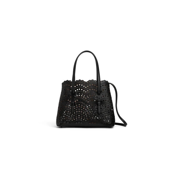 Alaïa Mina 25 Bag In Vienne Wave Calfskin - Alaia Bags - Laser Cut Luxury - Shop at Coveti