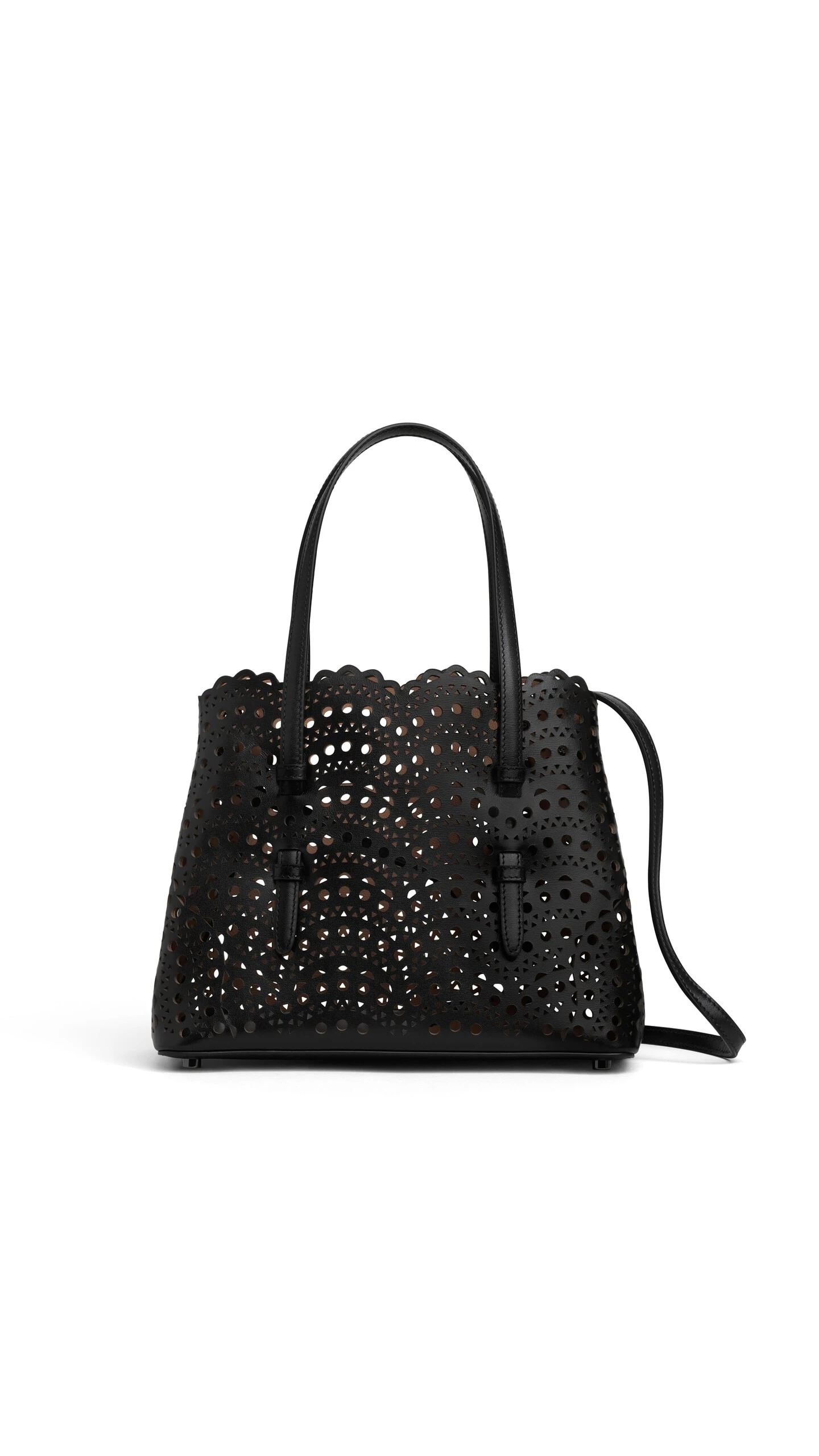 Alaïa Mina 25 Bag In Vienne Wave Calfskin - Alaia Bags - Laser Cut Luxury - Shop at Coveti