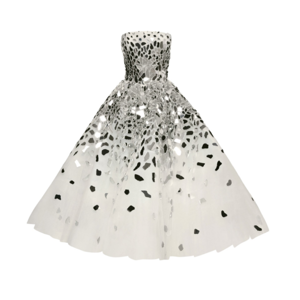 Oscar de la Renta Mirrored Mosaic Cocktail Dress - Oscar de la Renta Dresses - American Couture - Shop at Coveti