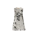 Oscar de la Renta Mirrored Mosaic Shift Dress - Oscar de la Renta Dresses - American Couture - Shop at Coveti