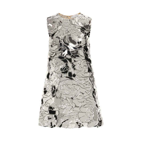 Oscar de la Renta Mirrored Mosaic Shift Dress - Oscar de la Renta Dresses - American Couture - Shop at Coveti