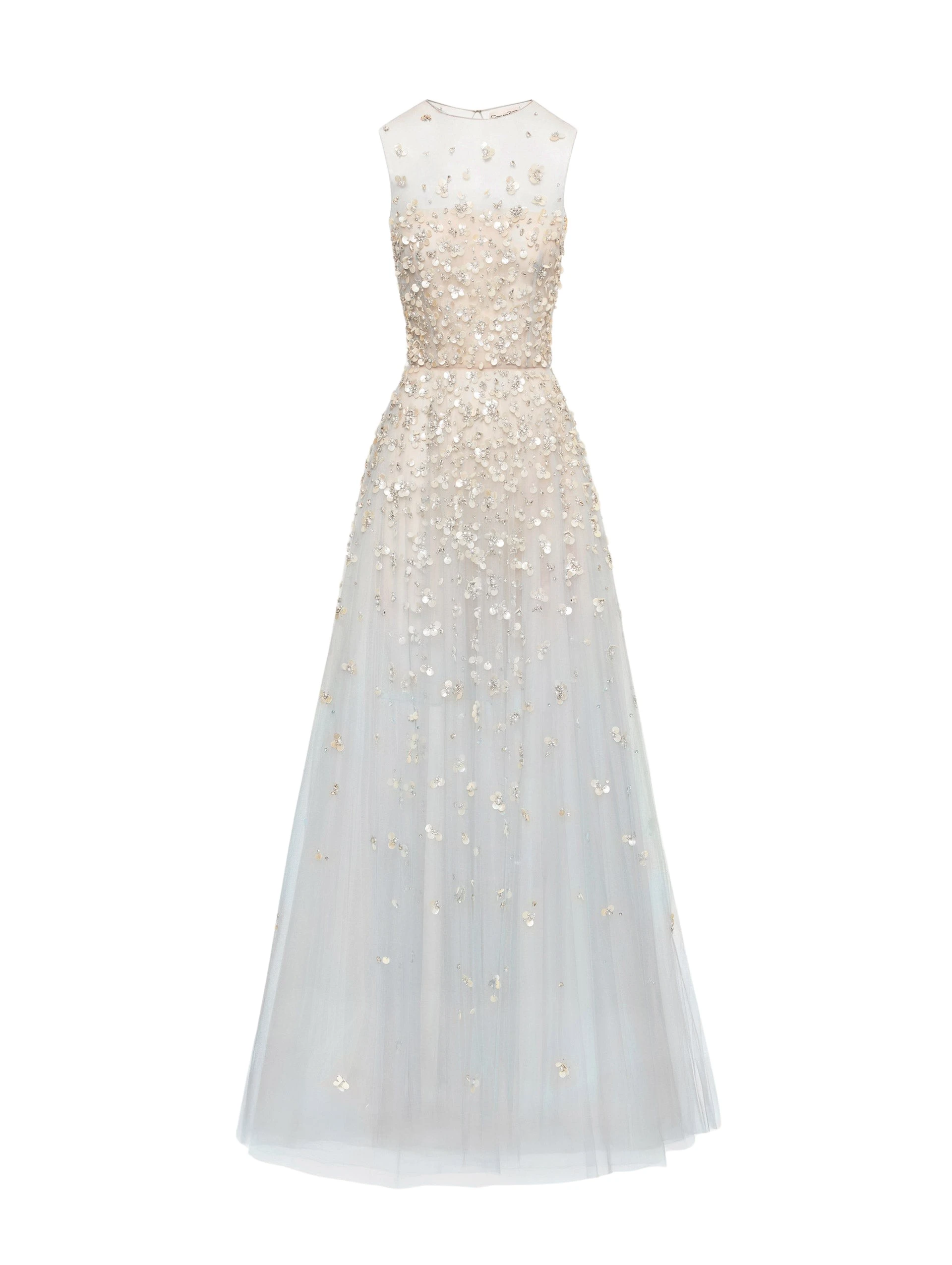Mother-of-Pearl-Embroidered-Illusion-Gown-Oscar-de-la-Renta-Dresses49972_nobg Oscar de la Renta Mother of Pearl Embroidered Illusion Gown - Oscar de la Renta Dresses - American Couture - Shop at Coveti