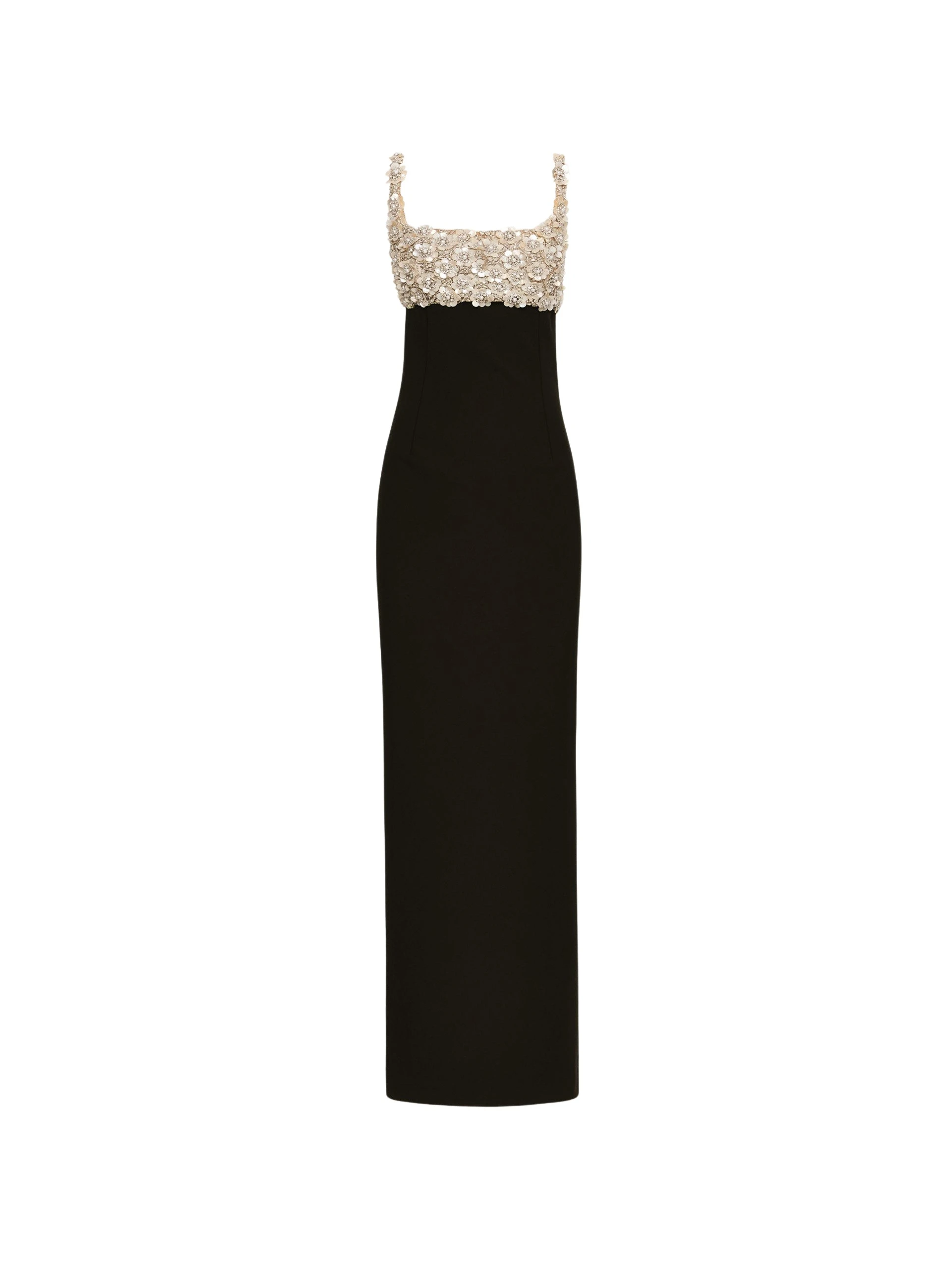 Mother-of-Pearl-Embroidered-Sleeveless-Gown-Oscar-de-la-Renta-Dresses88845_nobg Oscar de la Renta Mother of Pearl Embroidered Sleeveless Gown - Oscar de la Renta Dresses - American Couture - Shop at Coveti