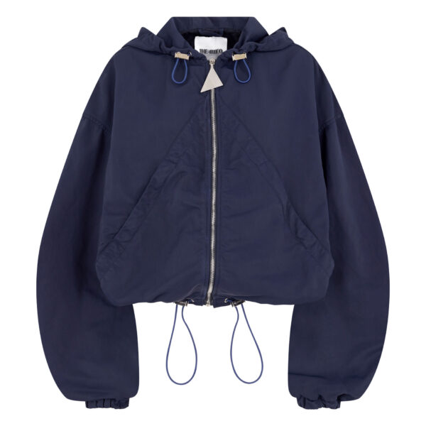 The Attico Navy Blue Bomber - The Attico Jackets - Designed by Gilda Ambrosio & Giorgia Tordini - Shop at Coveti