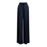 Essentiel Antwerp Navy wide-leg pants - Essentiel Antwerp Pants - Colorful Belgian Design - Shop at Coveti