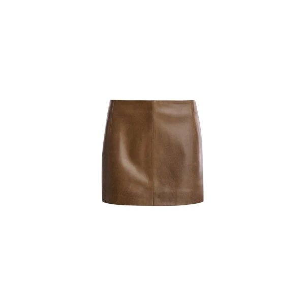 Nour Hammour Avery Skirt Ultra Mini Leather Skirt
