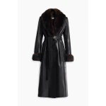 Nour Hammour Coats Color | Baez Luxe Leather Coat luxury leather Coats from Coveti Nour Hammour Coats Color | Baez Luxe Leather Coat luxury leather Coats from Coveti