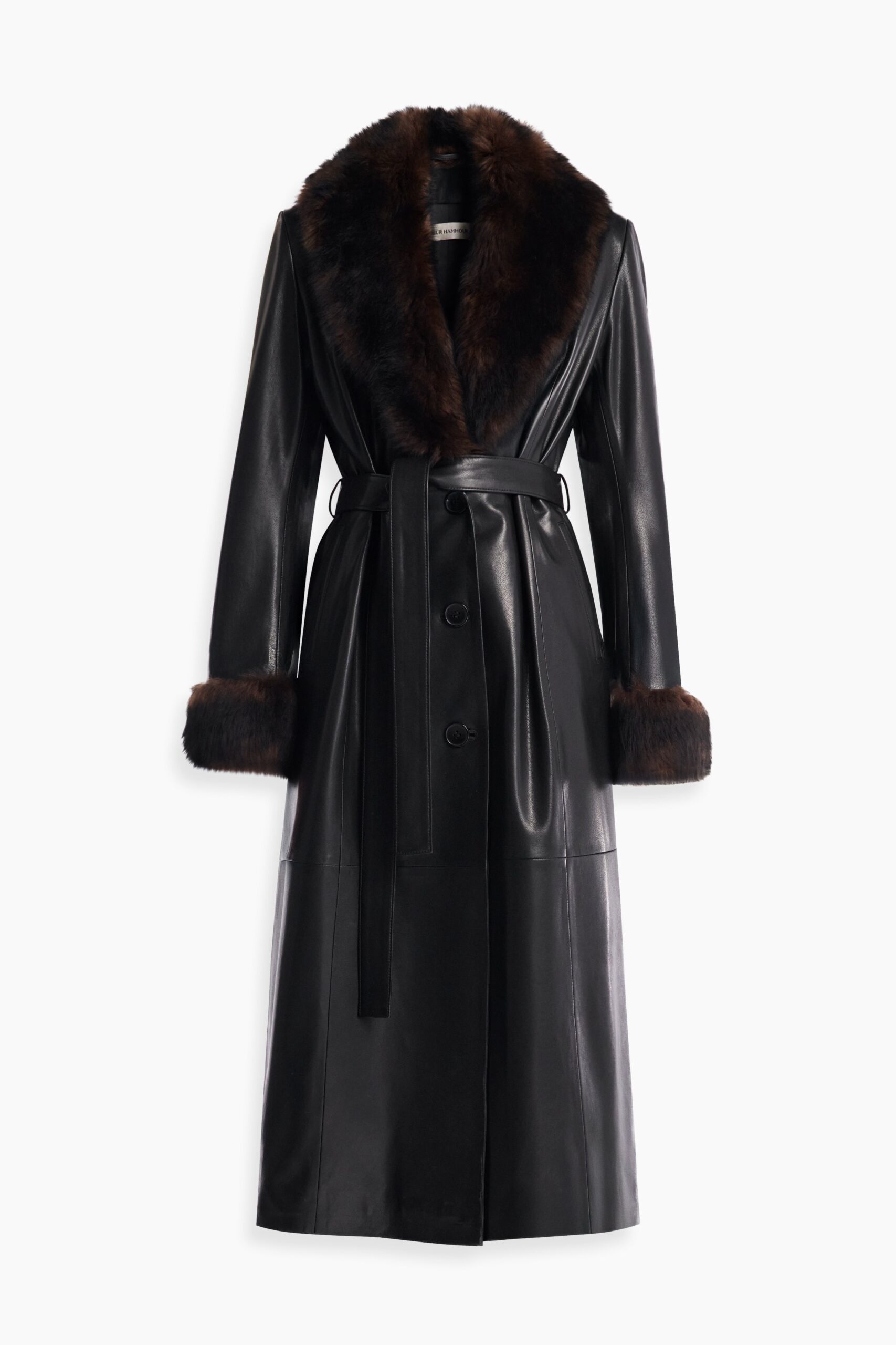 Nour Hammour Coats Color | Baez Luxe Leather Coat luxury leather Coats from Coveti Nour Hammour Coats Color | Baez Luxe Leather Coat luxury leather Coats from Coveti