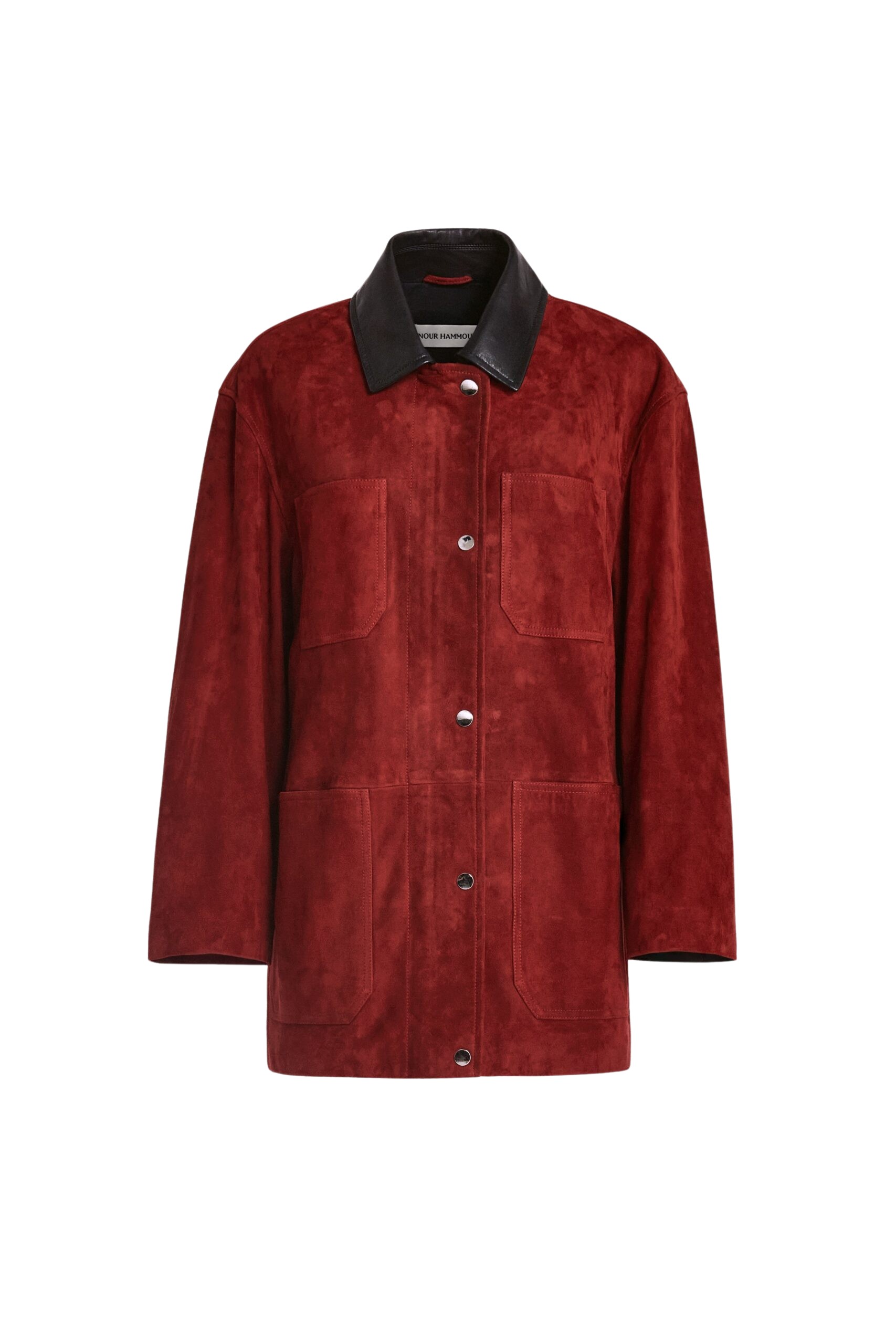 Nour Hammour Barn Modern Suede Jacket