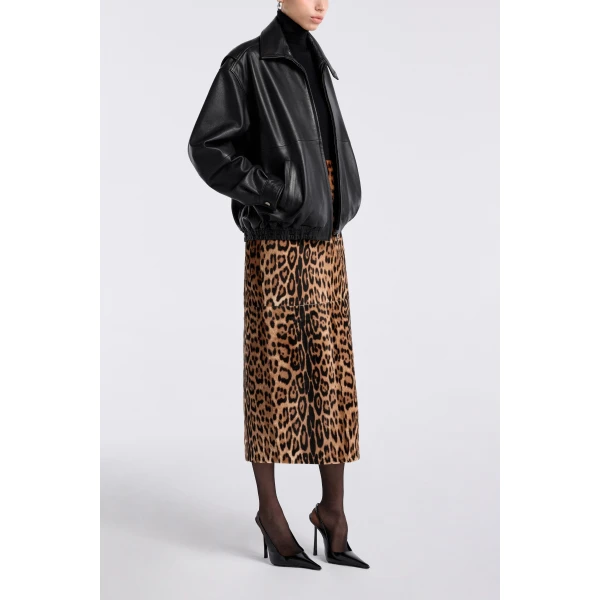 Nour Hammour Doran Refined Bomber Jacket, view 3