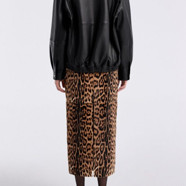 Nour Hammour Jackets Color | Doran Refined Bomber Jacket luxury leather Jackets from Coveti