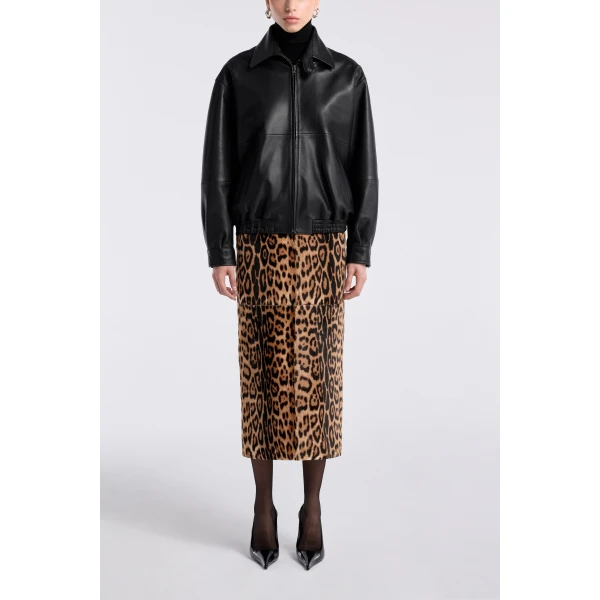 Nour Hammour Doran Refined Bomber Jacket, view 5