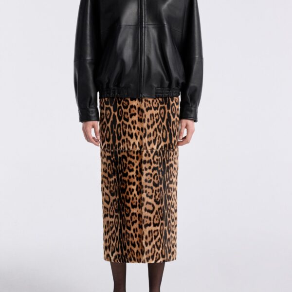 Nour Hammour Jackets Color | Doran Refined Bomber Jacket luxury leather Jackets from Coveti