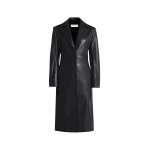 Nour Hammour Coats Color | Eames Elegant Leather Coat luxury leather Coats from Coveti