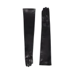 Nour Hammour Gloves Color | Extra Long Gloves Butter Soft Leather Gloves luxury leather Gloves from Coveti