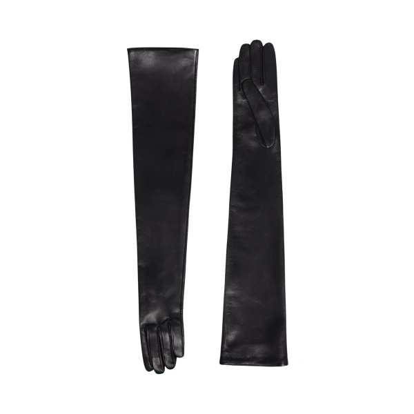 Nour Hammour Gloves Color | Extra Long Gloves Butter Soft Leather Gloves luxury leather Gloves from Coveti