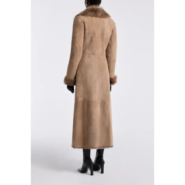 Nour Hammour Joni Off-duty Shearling Essential Coat, view 4