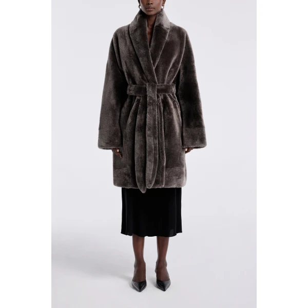 Nour Hammour Juno Luxurious Robe Coat, view 2