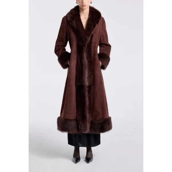 Nour Hammour Kaia Sweeping Toscana Coat, view 2