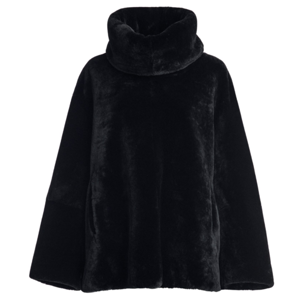 Nour Hammour Knitwear Color | Lodge Decadent Shearling Pull luxury leather Knitwear from Coveti