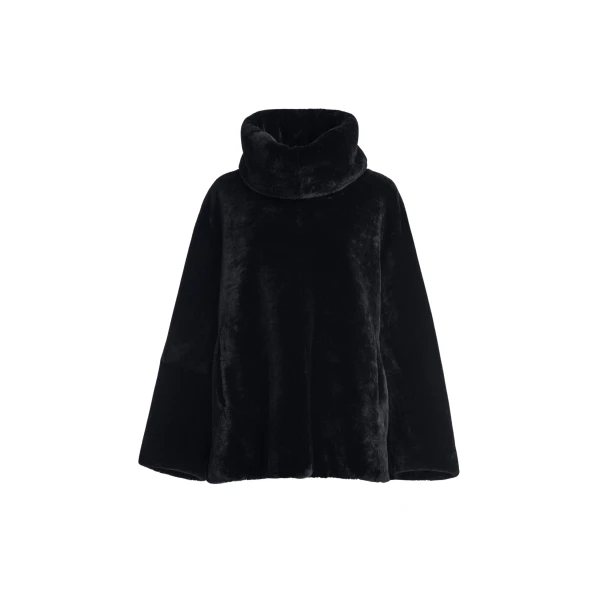 Nour Hammour Knitwear Color | Lodge Decadent Shearling Pull luxury leather Knitwear from Coveti