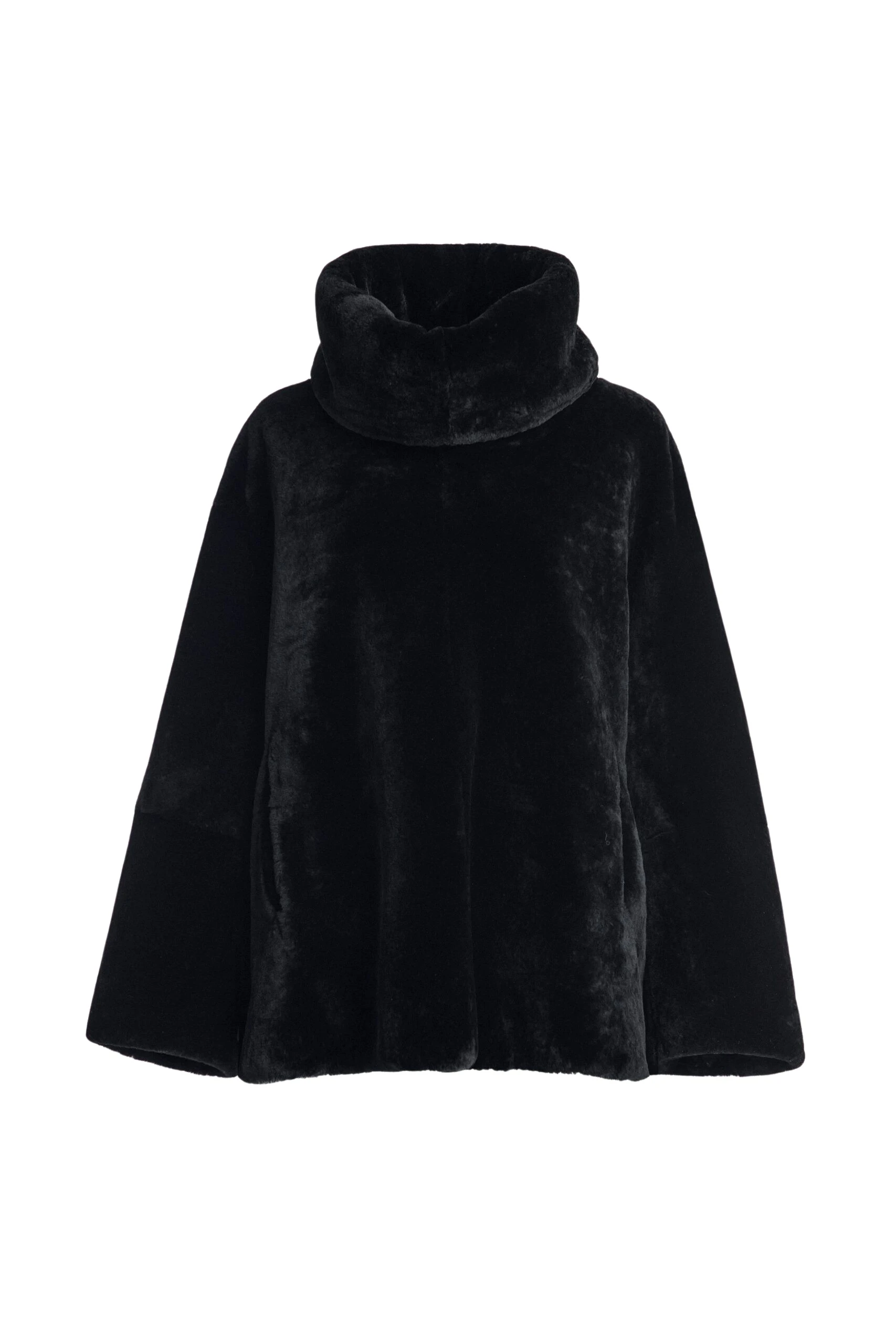 Nour Hammour Knitwear Color | Lodge Decadent Shearling Pull luxury leather Knitwear from Coveti