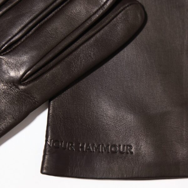 Nour Hammour Gloves Color | Long Gloves Butter Soft Leather Gloves luxury leather Gloves from Coveti