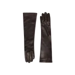 Nour Hammour Gloves Color | Long Gloves Butter Soft Leather Gloves luxury leather Gloves from Coveti