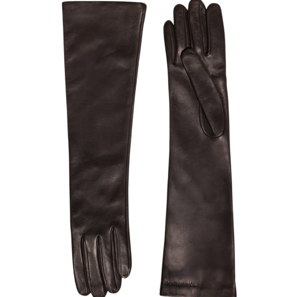Nour Hammour Gloves Color | Long Gloves Butter Soft Leather Gloves luxury leather Gloves from Coveti