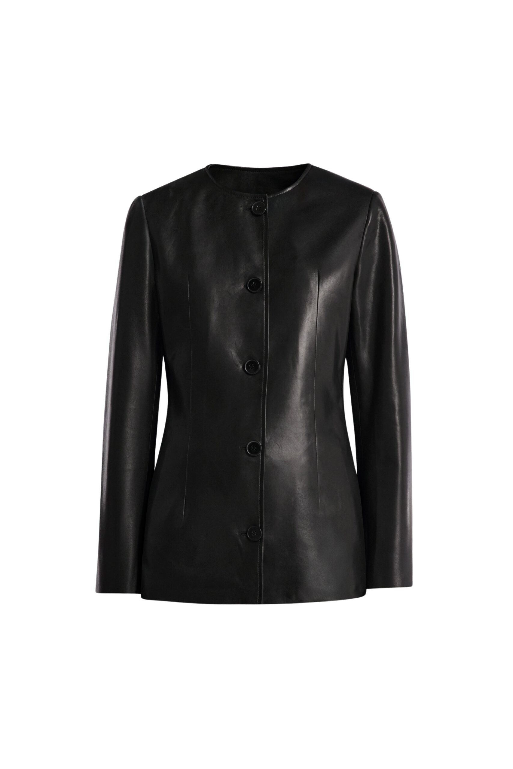 Nour Hammour Maud Chic Collarless Blazer