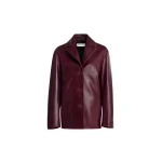 Nour Hammour Jackets Color | Opus Relaxed Leather Blazer luxury leather Jackets from Coveti