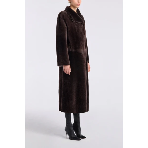 Nour Hammour Solène Soft Blanket Coat, view 3