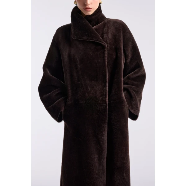 Nour Hammour Solène Soft Blanket Coat, view 5
