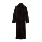 Nour Hammour Coats Color | Solène Soft Blanket Coat luxury leather Coats from Coveti