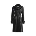 Nour-Hammour-Tate-Midlength-Essential-Leather-Trench-scaled68747_nobg Nour Hammour Coats Color | Tate Midlength Essential Leather Trench luxury leather Coats from Coveti