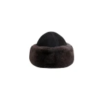 Nour Hammour Hats Color | Toki Toscana Shearling Hat luxury leather Hats from Coveti