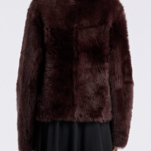 Nour Hammour Jackets Color | Verena Luscious Shearling Jacket luxury leather Jackets from Coveti