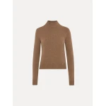 Oscar de la Renta O Flower Mock Neck Cashmere Pullover - Oscar de la Renta Knitwear - American Couture - Shop at Coveti
