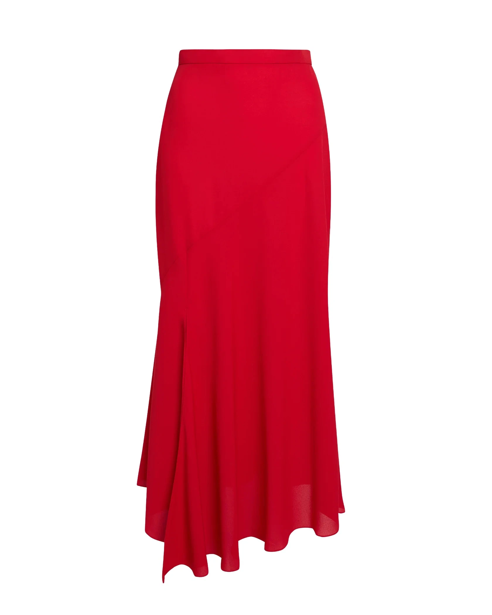 Olimpia-Skirt-in-Azalea-Red56597_nobg Safiyaa Olimpia Skirt in Azalea Red - Safiyaa Skirts - Heavy Crepe Cape Gown - Shop at Coveti
