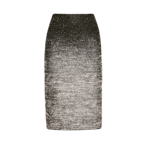 Oscar de la Renta Ombré Lurex Bouclé Jacquard Skirt - Oscar de la Renta Skirts - American Couture - Shop at Coveti